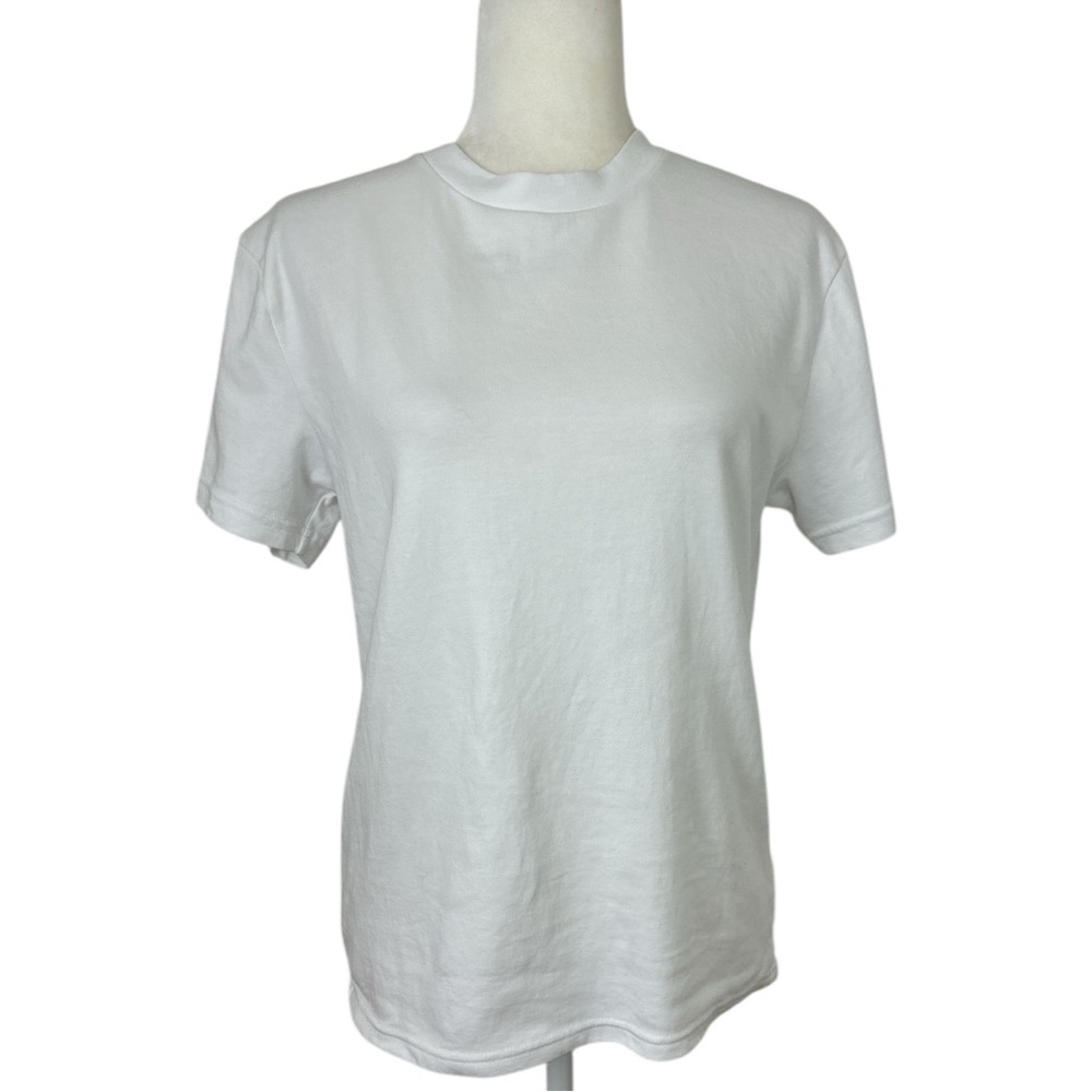 hollister cooling tee white relaxt fit womens XS